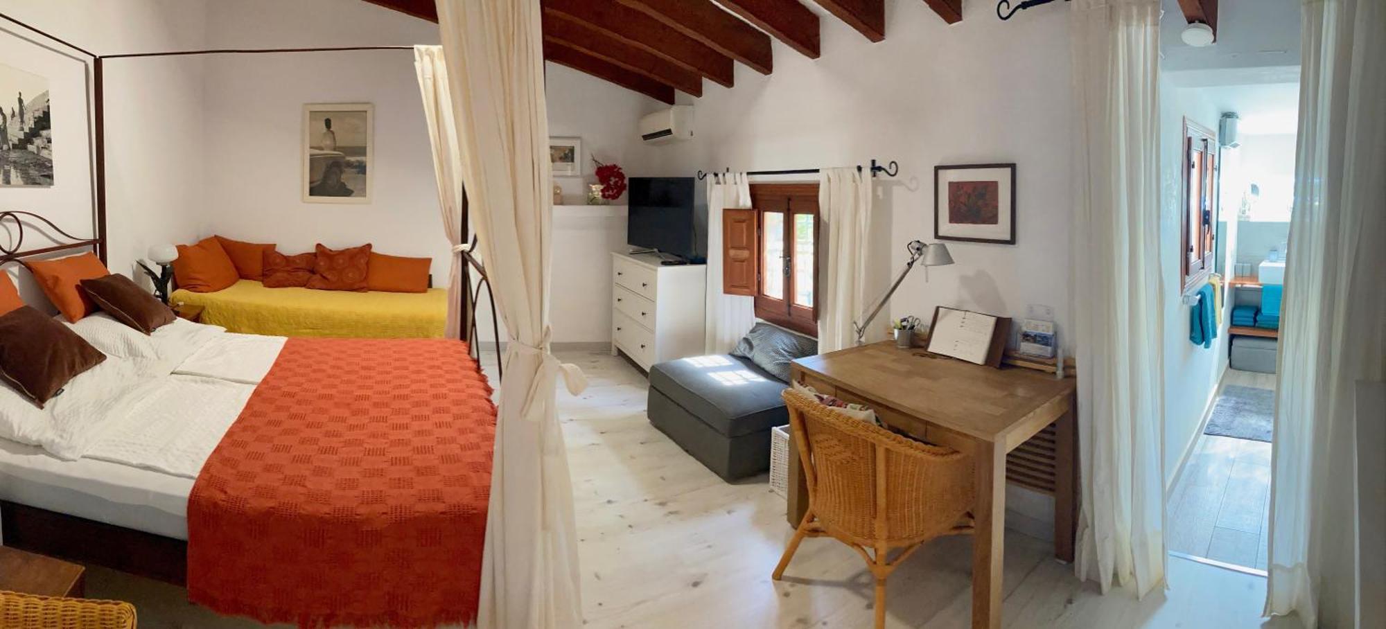 Dachterrassenzimmer In Romantischem Landhaus Mit Pool El Largo ภายนอก รูปภาพ
